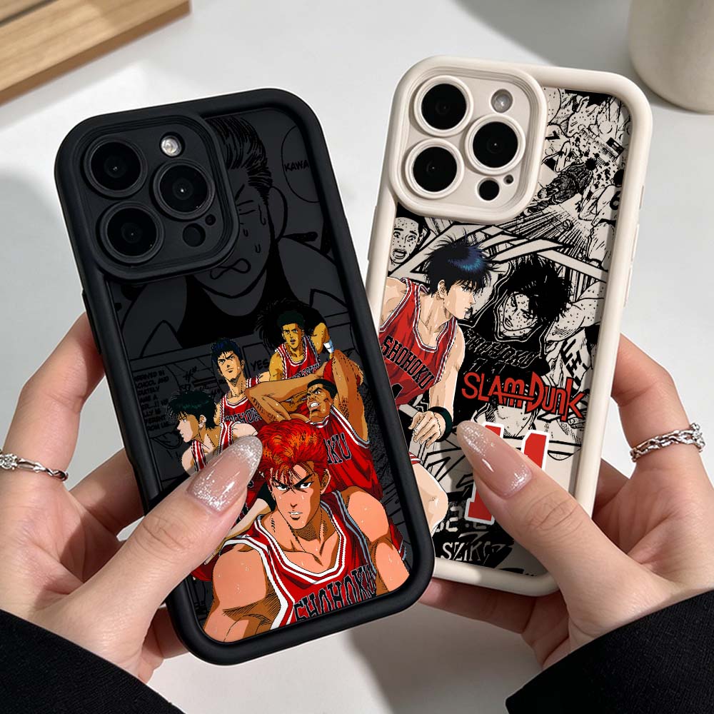 Apple Iphone 15 - Funda de silicona S-Slam Dunk Animation