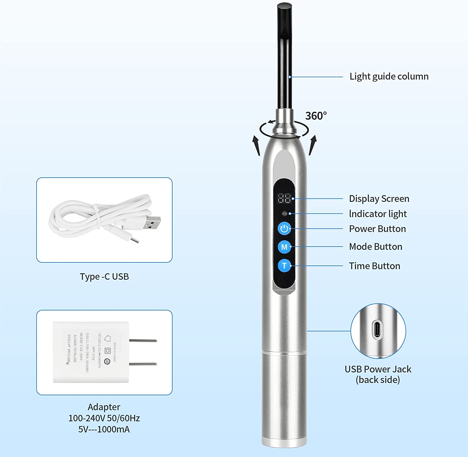 Terapia de luz roja para dolor - Galvanic Skin Sensor reseña y precio